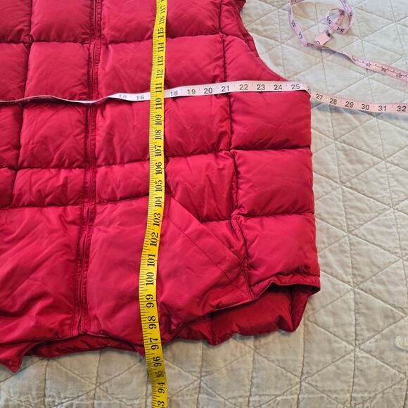 Cabela's Premier Northern Goose Down Vest Men's XLT Red Puffer Zip Up Outdoors - Picture 9 of 12